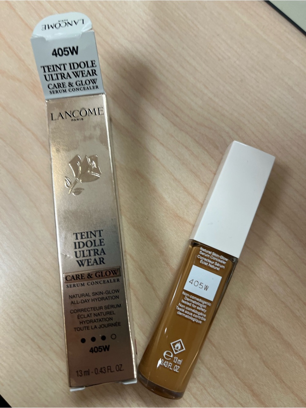 Lancome Teint Idole Ultra Wear Care & Glow Serum Concealer ~0.43 fl oz 405W
